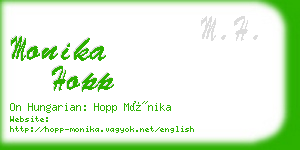 monika hopp business card